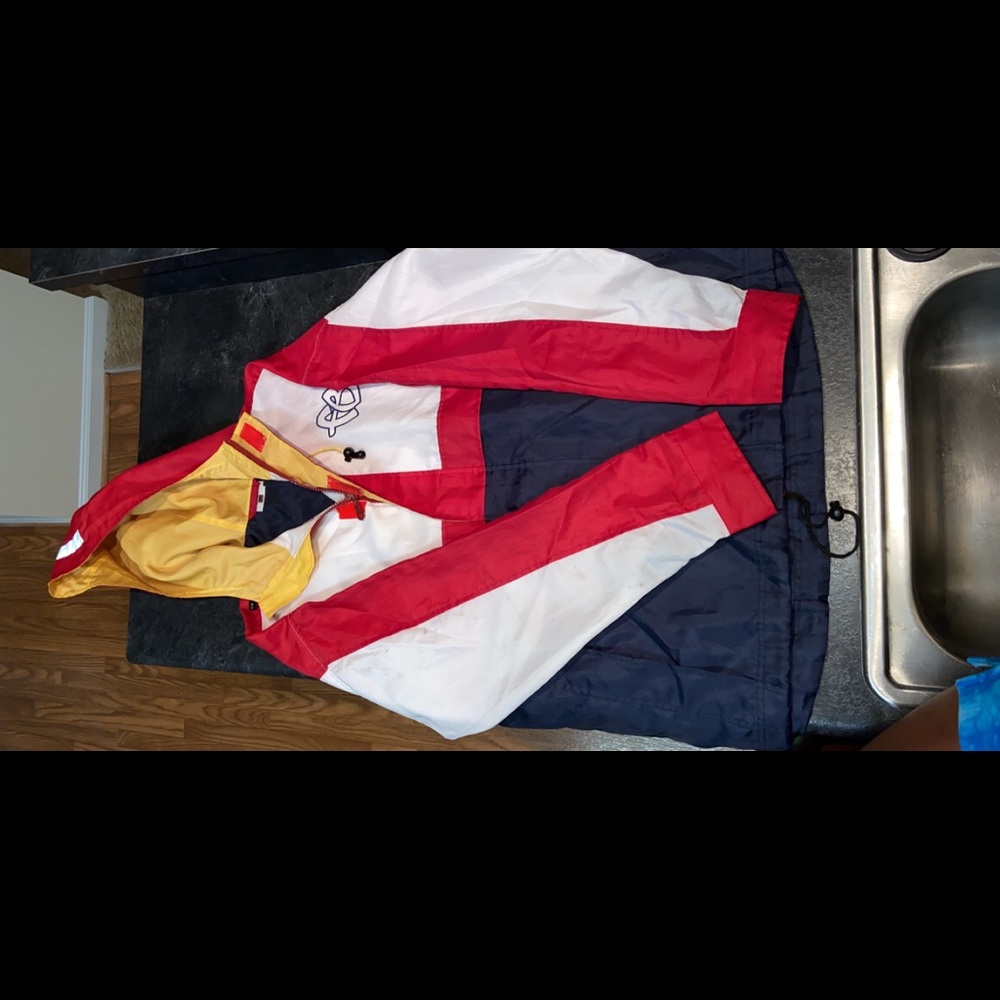 Xl fubu multicolored windbreaker